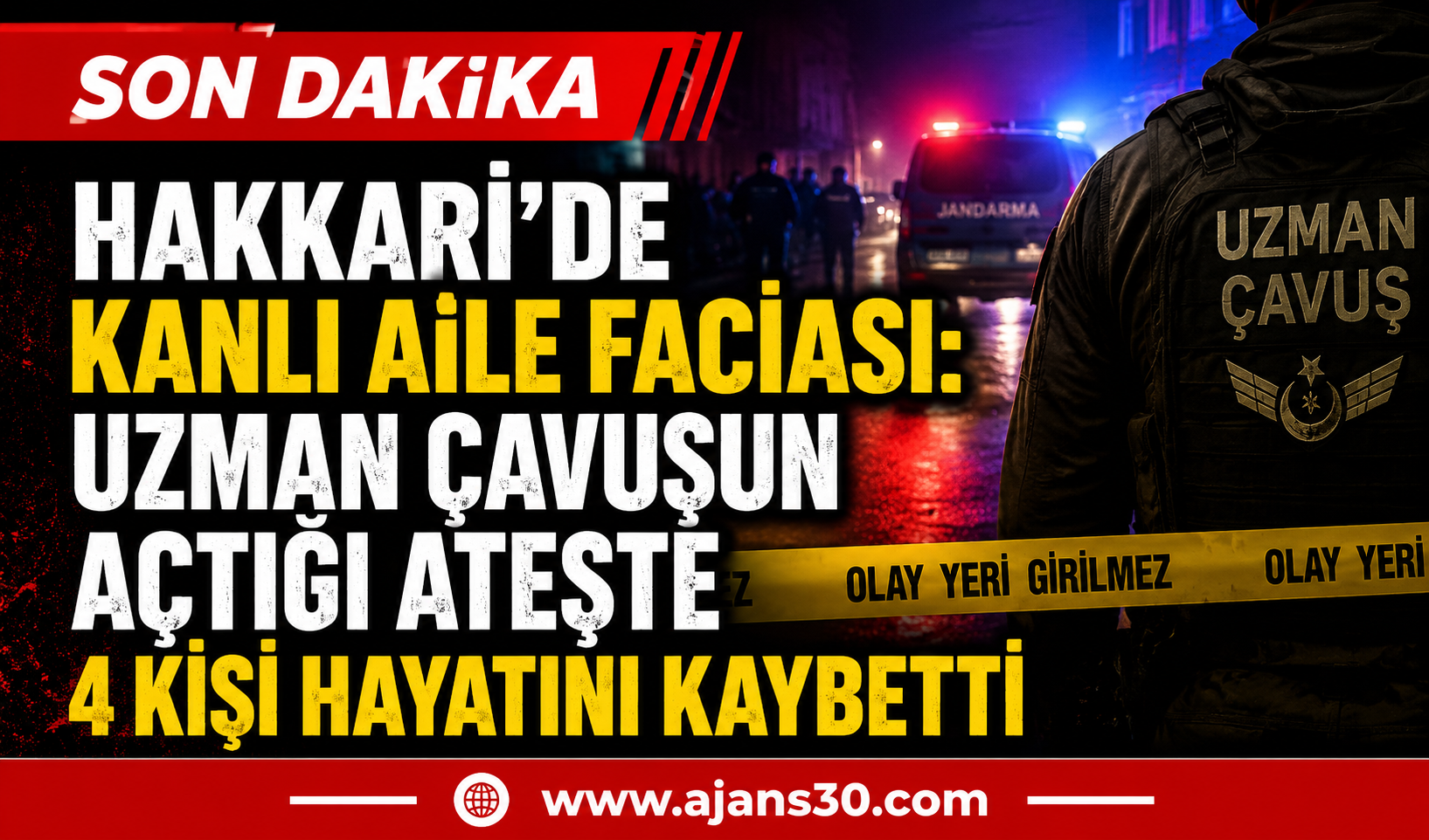 Şemdinli’de Kanlı Aile Faciası: Uzman Çavuşun Açtığı Ateşte 4 Kişi Hayatını Kaybetti