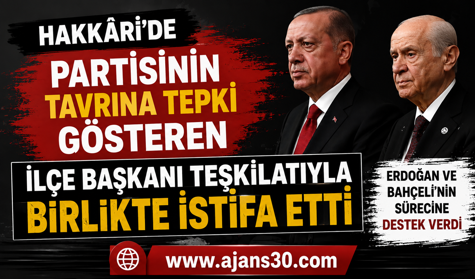 Yeniden Refah Partisi Şemdinli İlçe Başkanı ve Teşkilatı Toplu Olarak İstifa Etti