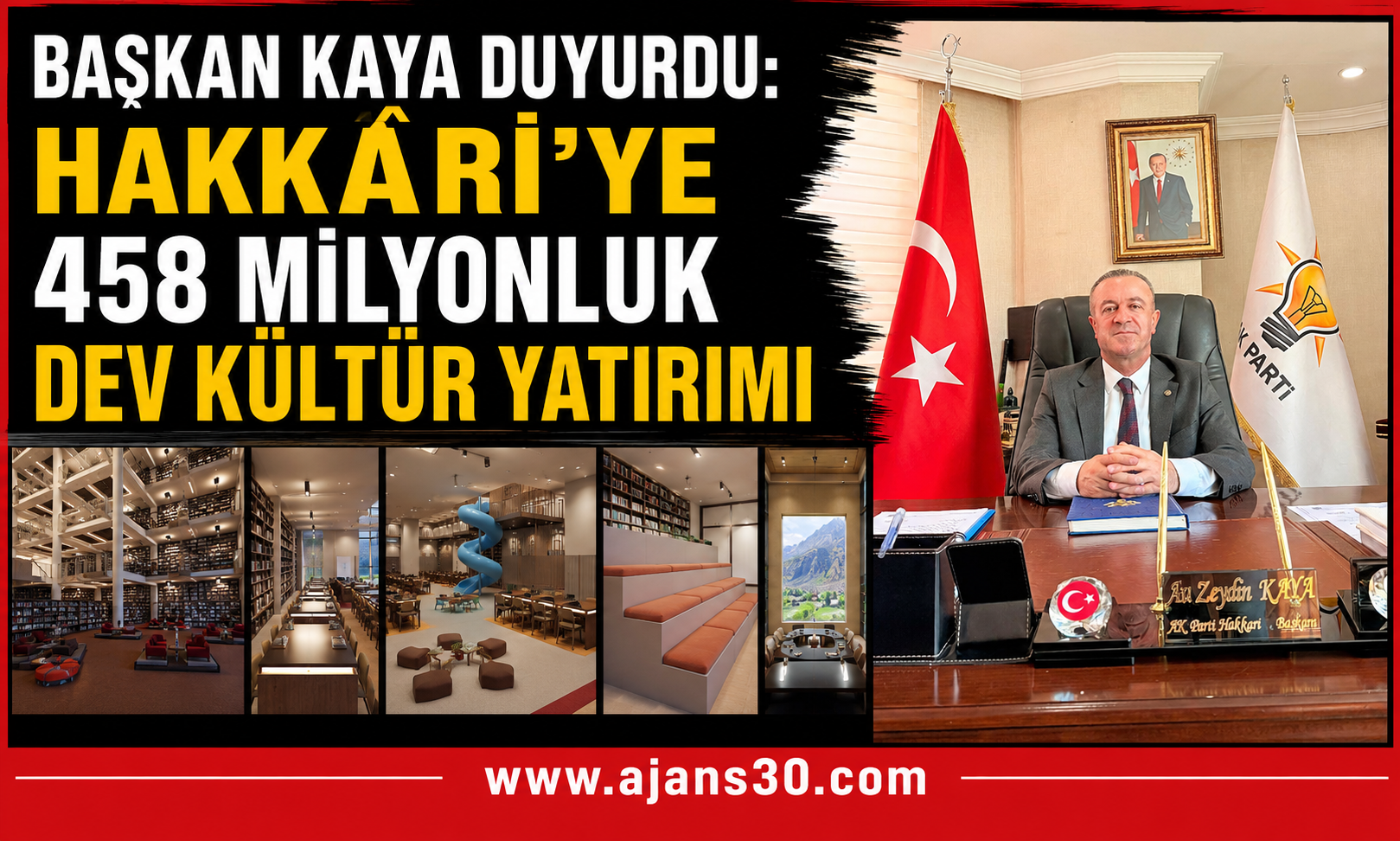 Başkan Kaya Duyurdu: Hakkâri’ye 458 Milyonluk Dev Kültür Yatırımı