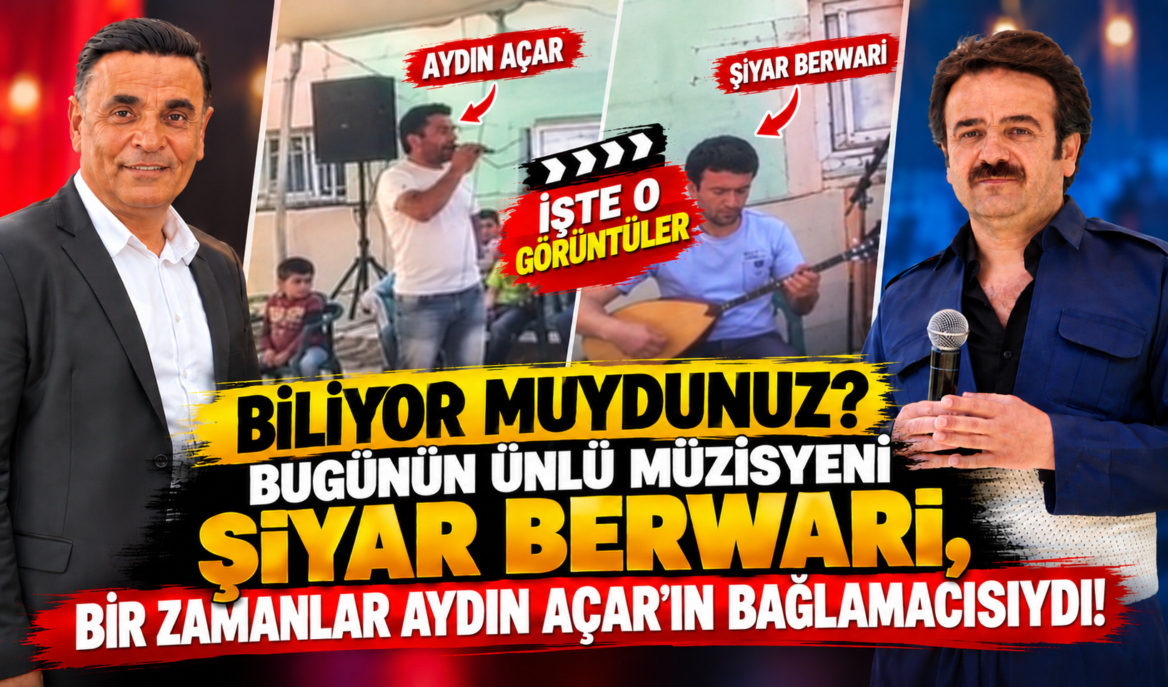 Biliyor muydunuz? Bugünün Ünlü Müzisyeni Şiyar Berwari, Bir Zamanlar Aydın Açar'ın Bağlamacısıydı!