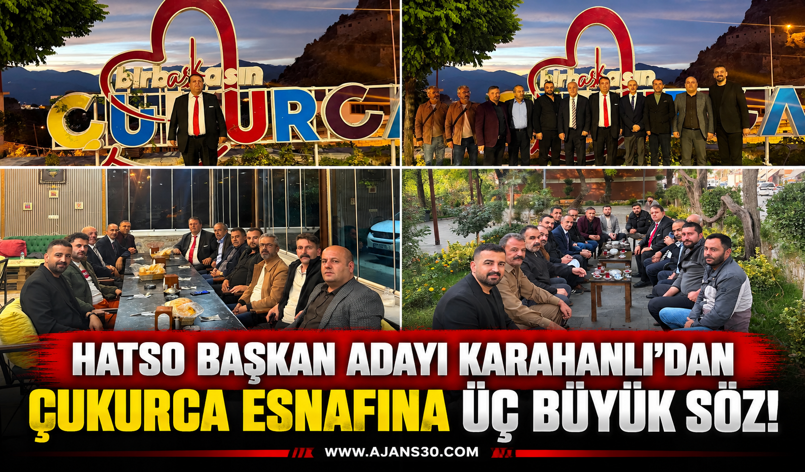 HATSO Başkan Adayı Karahanlı’dan Çukurca Esnafına Üç Büyük Söz!