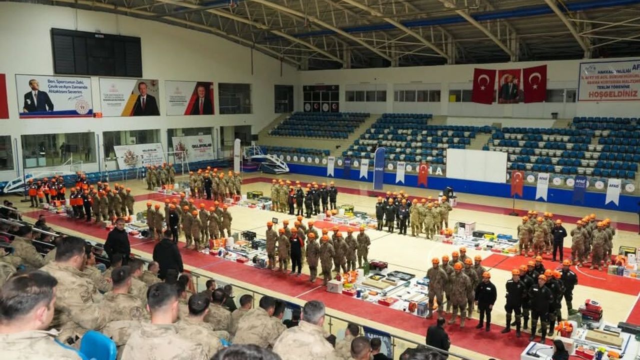 Deprem Bölgesi Hakkâri’de Arama Kurtarma Ekiplerine Stratejik Güçlendirme