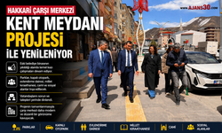 Hakkâri Çarşı Merkezi Kent Meydanı Projesiyle Yenileniyor