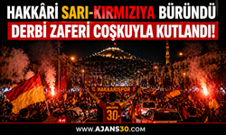 Hakkâri Sarı-Kırmızıya Büründü Derbi Zaferi Coşkuyla Kutlandı!
