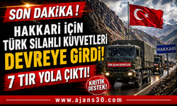 Türk Silahlı Kuvvetleri Devreye Girdi: Hakkâri İçin 7 TIR Yola Çıktı