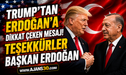 Trump’tan Erdoğan’a Dikkat Çeken Mesaj!