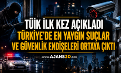 TÜİK İlk Kez Açıkladı Türkiye’de En Yaygın Suçlar ve Güvenlik Endişeleri Ortaya Çıktı