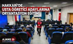 Hakkâri’de Usta Öğretici Adaylarına Oryantasyon Eğitimi
