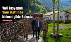 Vali Taşyapan Sınır Hattında Mehmetçikle Buluştu