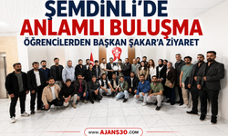 Şemdinli’de Anlamlı Buluşma Öğrencilerden Başkan Şakar’a Ziyaret