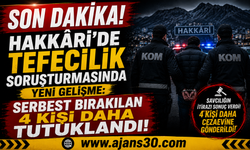 Hakkari'de Tefecilik Soruşturmasında Şok Gelişme: 4 Kişi Daha Tutuklandı