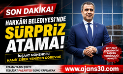 Hakkâri Belediyesi’nde Sürpriz Atama: Hamit Zibek Yeniden Görevde