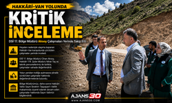 Hakkâri–Van Yolunda Kritik İnceleme  DSİ Yetkilileri Çalışmaları Yerinde Takip Etti