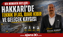 Bir Mimarın Notları: Hakkari’de Teknik İflas, İdari Kibir ve Gelecek Kaygısı