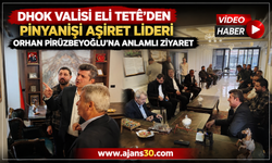 Duhok Valisi Eli Tetê’den Pinyanişi Aşiret Lideri Orhan Piruzbeyoğlu’na Anlamlı Ziyaret