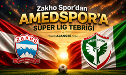 Zakho Spor’dan Amedspor’a Süper Lig Tebriği