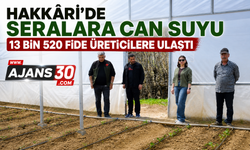 Hakkâri’de Seralara Can Suyu 13 Bin 520 Fide Üreticilere Ulaştı