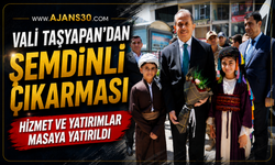 Vali Taşyapan’dan Şemdinli Çıkarması Hizmet ve Yatırımlar Masaya Yatırıldı