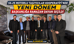 SS.25 Motorlu Taşıyıcılar Kooperatifi’nde Yeni Dönem