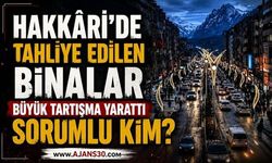 Hakkâri’de Tahliye Edilen Binalar Büyük Tartışma Yarattı Sorumlu Kim?