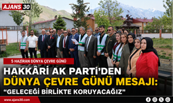 Hakkâri AK Parti’den Dünya Çevre Günü Mesajı: “Geleceği Birlikte Koruyacağız”