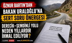 Öznur Bartın’dan Bakan Uraloğlu’na Sert Soru Önergesi