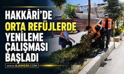 Hakkâri’de Orta Refüjler Yenileniyor