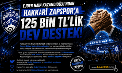 Ejder Naim Kazandıoğlu’ndan Hakkari Zapspor’a 125 Bin TL’lik Dev Destek