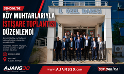 Şemdinli'deki Köy Muhtarlarıyla İstişare Toplantısı Düzenlendi
