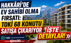 TOKİ Duyurdu: Hakkâri’de 68 Konut İçin Başvurular Yarın Başlıyor