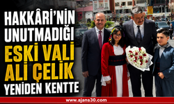 Hakkâri'nin Unutmadığı Eski Vali Ali Çelik Yeniden Kentte