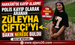 Kayıp Züleyha’dan İyi Haber: Polis Bakın Nerede Buldu