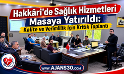 Hakkâri’de Sağlık Hizmetleri Masaya Yatırıldı