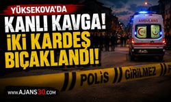 Yüksekova'da Bıçaklı Kavga İki Kardeş Yaralandı