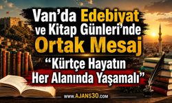 Van'da Edebiyat ve Kitap Günleri'nde Ortak Mesaj