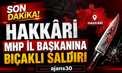Hakkâri MHP İl Başkanı Fatih Öztepe'ye Bıçaklı Saldırı