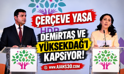 Çerçeve Yasa Demirtaş ve Yüksekdağ’ı Kapsıyor