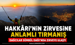 Hakkâri'nin Zirvesine Anlamlı Tırmanış