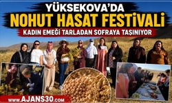 Yüksekova’da Nohut Hasat Festivali