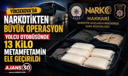 Yüksekova'da Narkotikten Büyük Operasyon