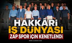 Hakkâri İş Dünyası Zap Spor İçin Kenetlendi