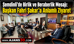 Şemdinli'de Birlik ve Beraberlik Mesajı