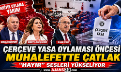 Çerçeve Yasa Oylaması Öncesi Muhalefette Çatlak