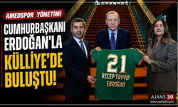 Amedspor Yönetimi Cumhurbaşkanı Erdoğan’la Külliye’de Buluştu