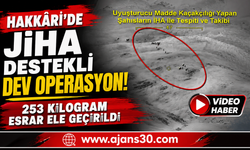 Hakkâri'de JİHA Destekli Dev Uyuşturucu Operasyonu