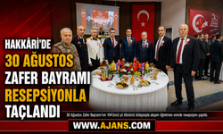 Hakkâri’de 30 Ağustos Zafer Bayramı Resepsiyonla Taçlandı