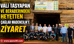 Vali Taşyapan ve Beraberindeki Heyetten Çağlar Madencilik'e Ziyaret