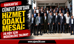 Cüneyt Zor’dan Hizmet Odaklı Mesai: 28 Köy İçin Müdürlere Talimat