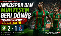 Amedspor’dan Muhteşem Geri Dönüş