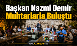 Başkan Nazmi Demir Muhtarlarla Buluştu